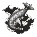 Leviathan of Atlantis tattoo design idea