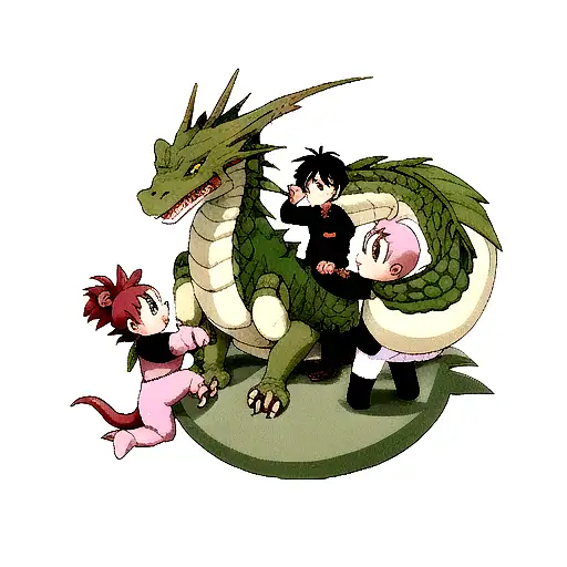 anime dragon baby