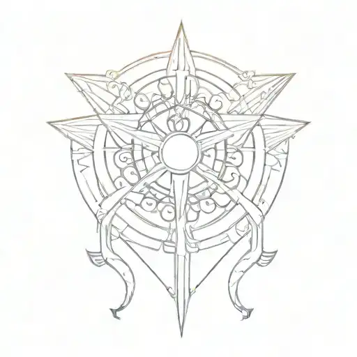 sailor moon symbols tattoo design idea