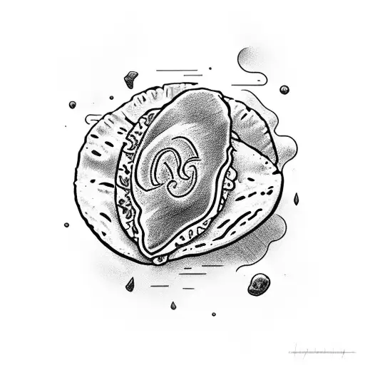 a taco tattoo design idea