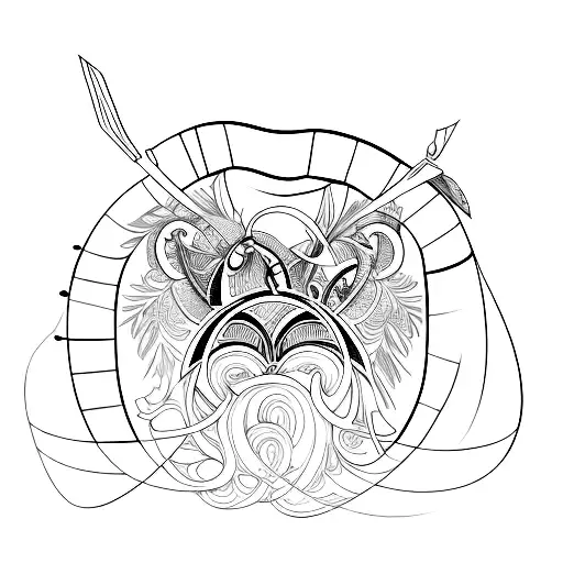 names Simas and Benas in mimalistic way tattoo design idea