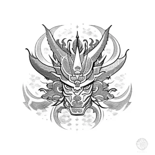 Zodiac Gemini Dragon tattoo design idea