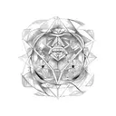 Zodiac Gemini tattoo design idea