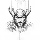 thor tattoo design idea
