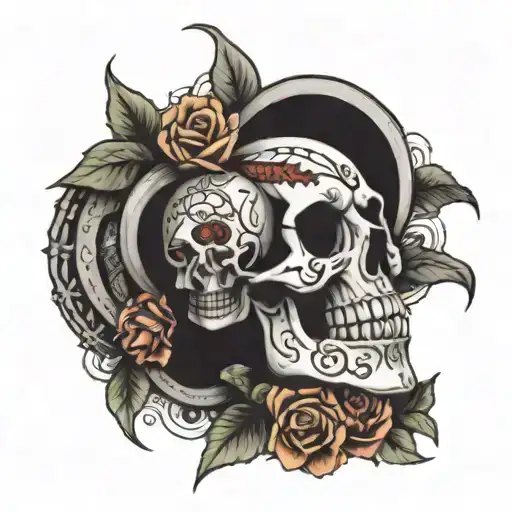 death date august 28 tattoo design idea