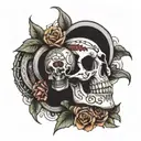 death date august 28 tattoo design idea