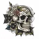 death date august 28 tattoo design idea