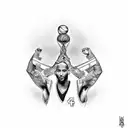 kobe bryant & nipsey hussle tattoo design idea