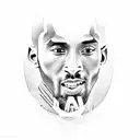kobe bryant & nipsey hussle tattoo design idea