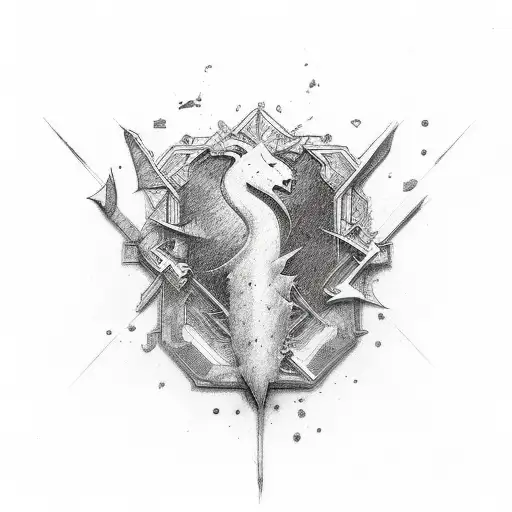 thoughts equal actions in symbols tattoo design idea