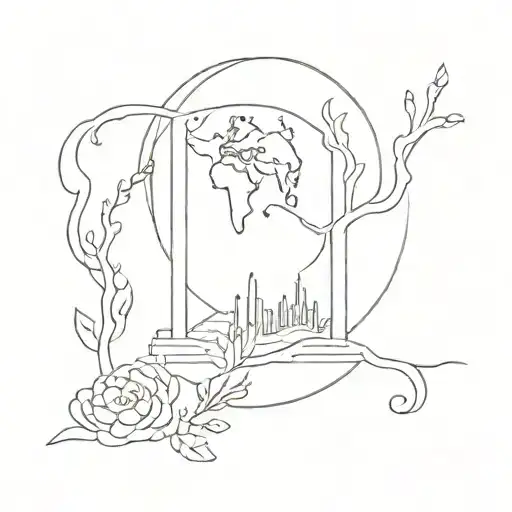 gentle to the ways of the world tattoo design idea