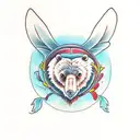 bear, rabbit, turtle, crow, phoenix, owl tattoo design idea