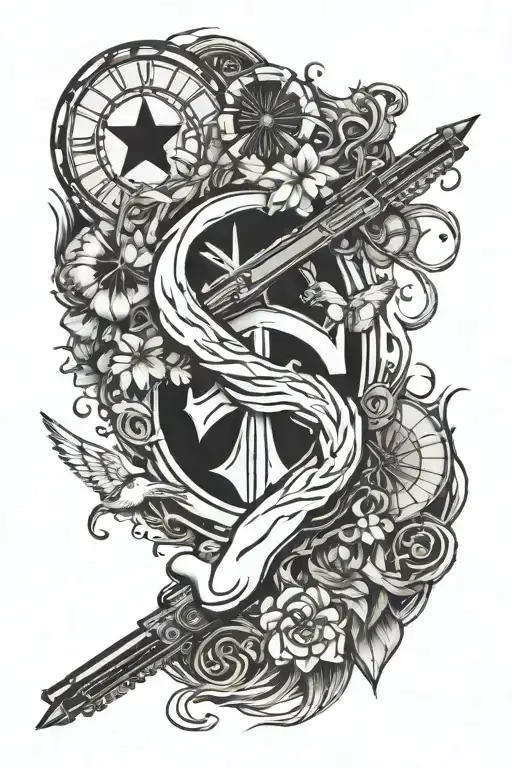 If you want peace, prepare for war tattoo design idea
