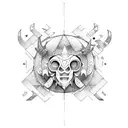 Zodiac trio adventures tattoo design idea