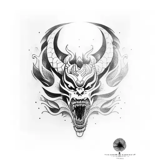 rengoku  tattoo design idea