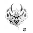 rengoku  tattoo design idea