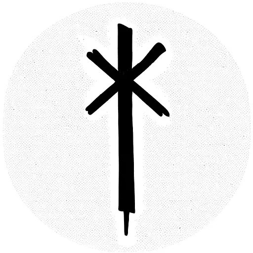 buring matchstick with a burned on, very faint cross at the base of the matchstick tattoo design idea