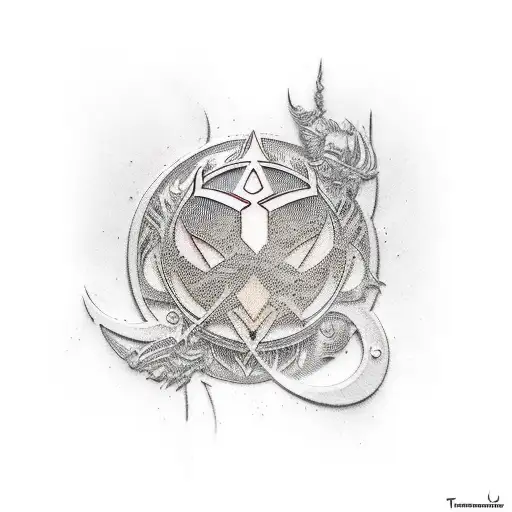 tomorrowland festival tattoo design idea