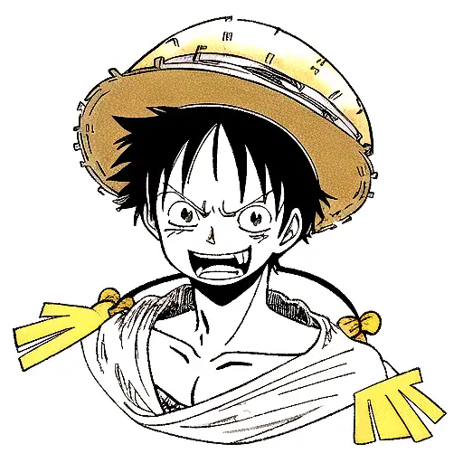 luffy tattoo design idea