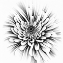 Chrysanthemum tattoo design idea