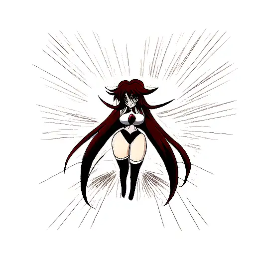 Rias gremory  tattoo design idea