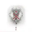 Rias gremory  tattoo design idea