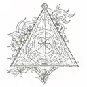 deathly hallows "always" quote from harry potter tattoo design idea