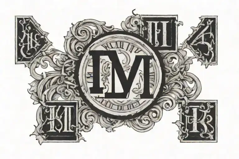 March 16 1969 roman numerals tattoo design idea