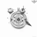  consistent, discipline, hardwork tattoo design idea