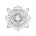 lsd, mdma, Psilocybine, Serotonin and Dopamine moleculas  tattoo design idea