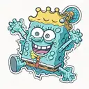 spongebob Patrick Star tattoo design idea