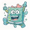 spongebob Patrick Star tattoo design idea