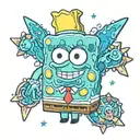 spongebob Patrick Star tattoo design idea