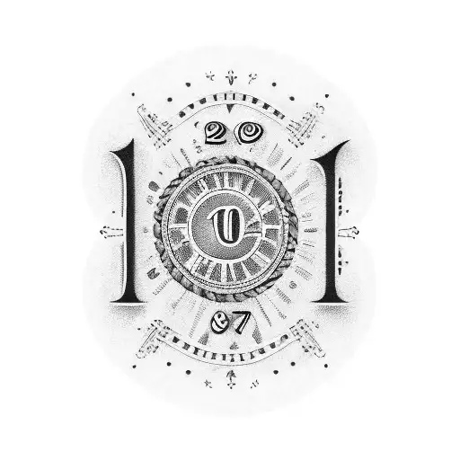 my kids birthdates. 07.07.09, 29.05.12 and 08.11.17 with their codiac sign tattoo design idea