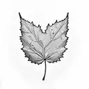 oak leaf  tattoo design idea