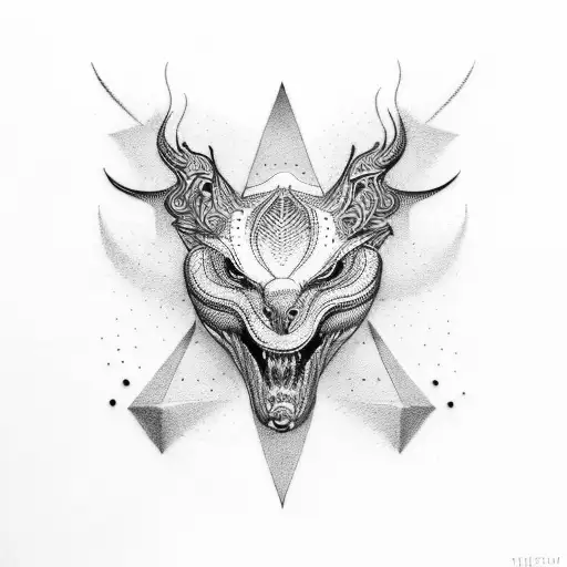 the number 7 tattoo design idea