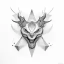 the number 7 tattoo design idea