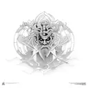 labyrinth movie tattoo design idea