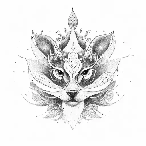 kindred spirit blossom tattoo design idea