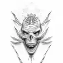 BEETLEJUICE tattoo design idea