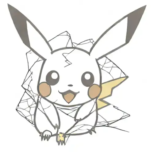 pikachu tattoo design idea