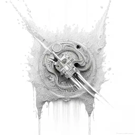 Unstoppable Water tattoo design idea