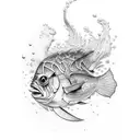 Unstoppable Water tattoo design idea