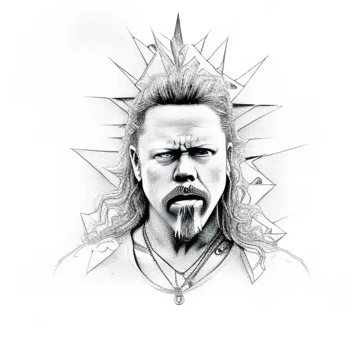 METALLICA JAMES HETFIELD tattoo design idea