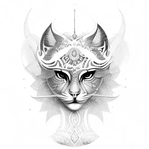 Durga tattoo design idea