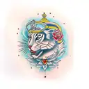 Durga tattoo design idea