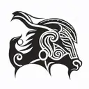 trojan head tattoo design idea