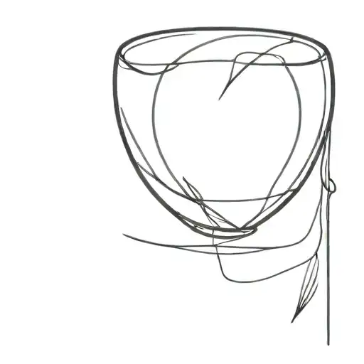 empty bowl tattoo design idea