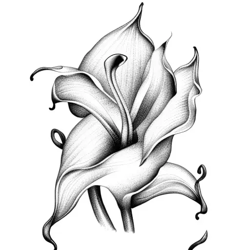 calla Lily  tattoo design idea