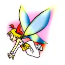 Fairy tattoo design idea